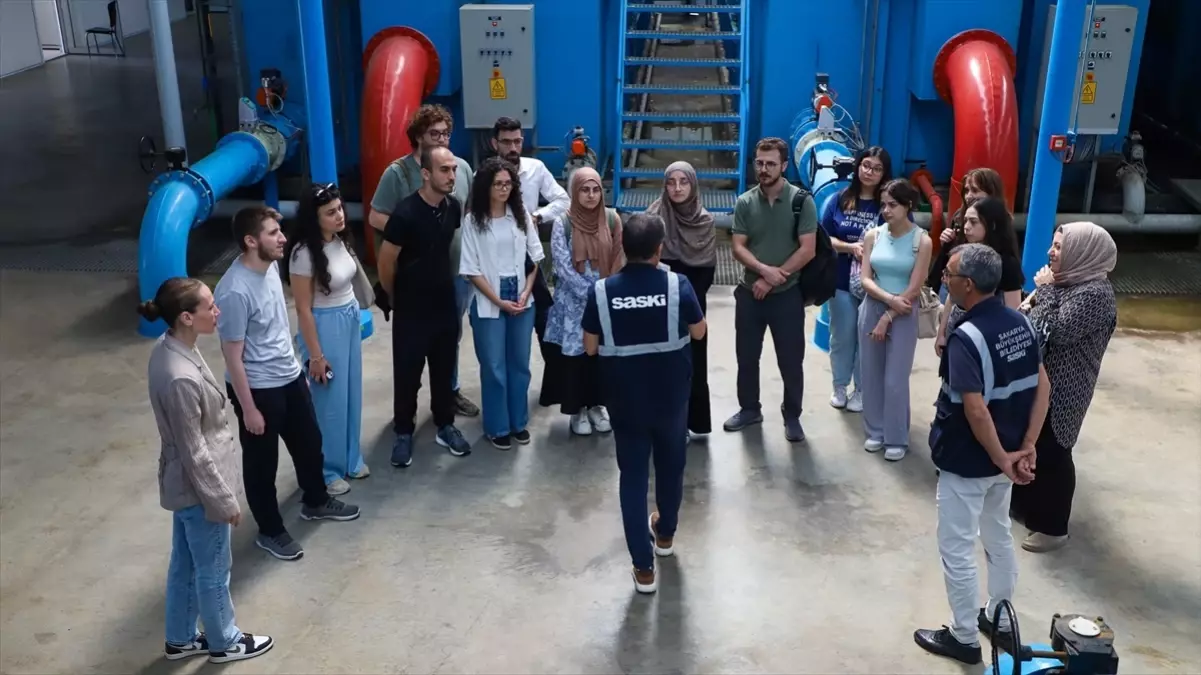 Sakarya Üniversitesi Tıp Fakültesi Öğrencileri Atık Su Arıtma Süreçlerini İnceledi