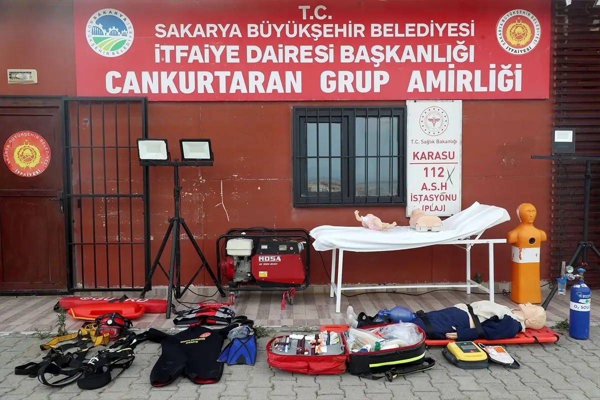 Sakarya'da 72 Cankurtaran, Karadeniz Kıyısında Göreve Başlıyor