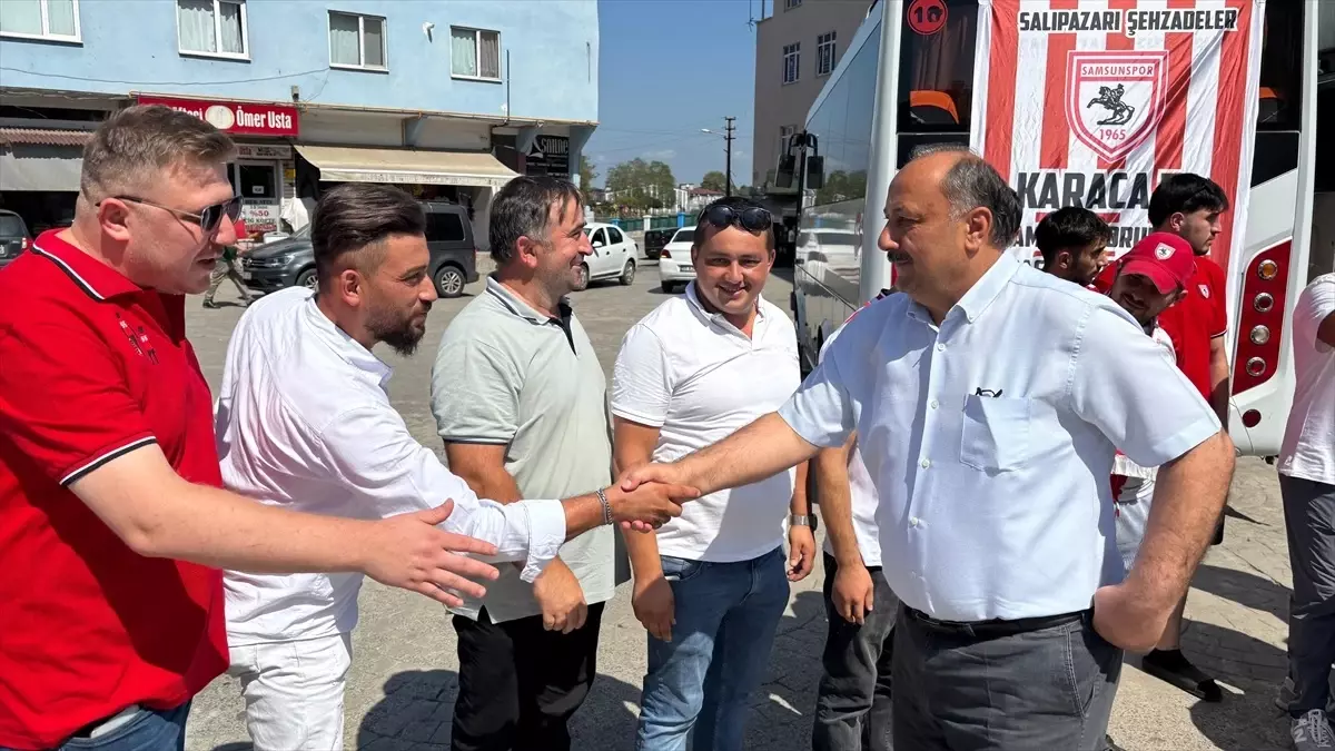 Salıpazarı Belediye Başkanı, Samsunspor Taraftarını Uğurladı