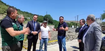 Salıpazarı İçme ve Sulama Barajı'nda Çalışmalar Devam Ediyor