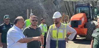 Salıpazarı Belediye Başkanı Baraj İnşaatını İnceledi
