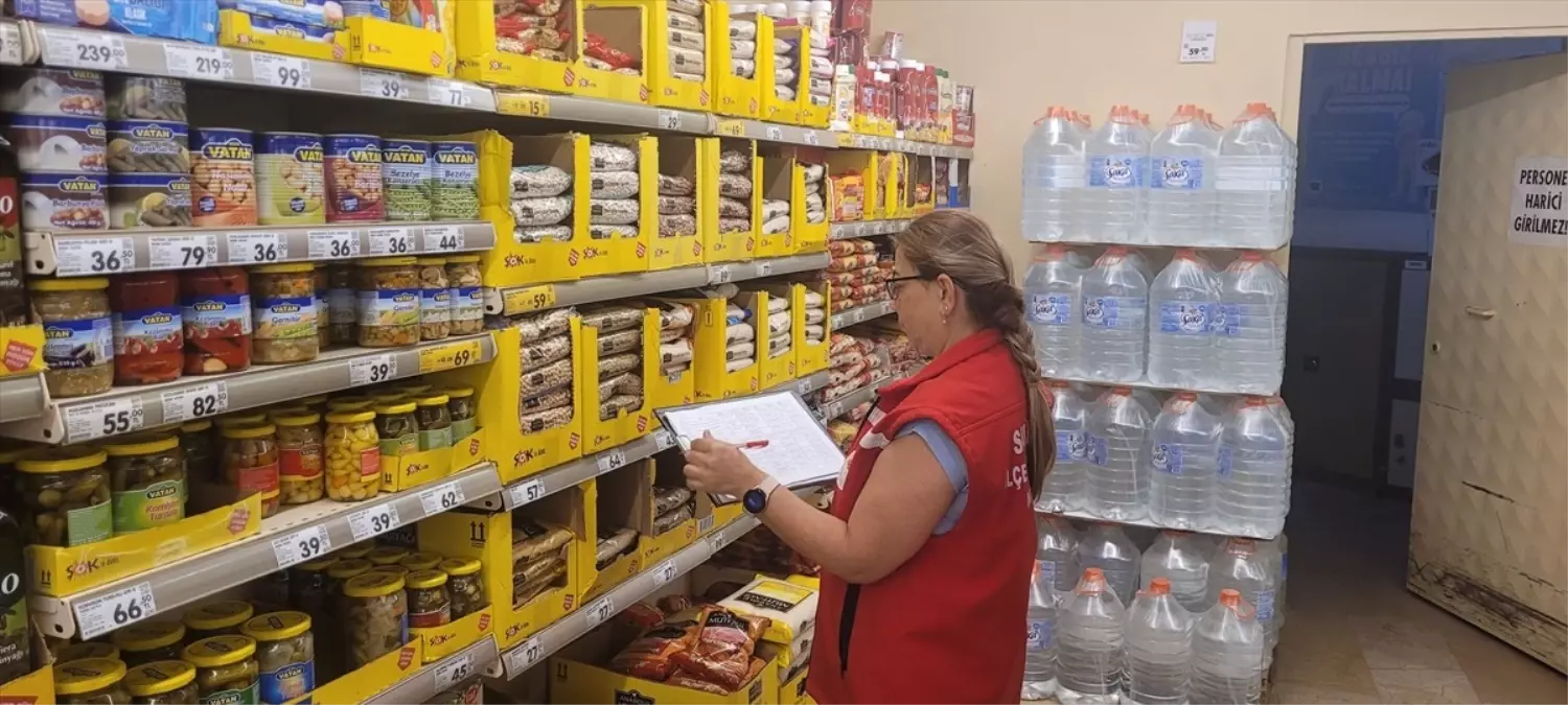 Salıpazarı'nda Market Fiyatlarına Denetim