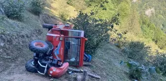 Samsun'da Tarım Aracı Devrildi: Sürücü Yaralandı