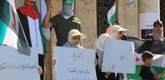 Şam'da Gazze'ye Destek Gösterisi Düzenlendi