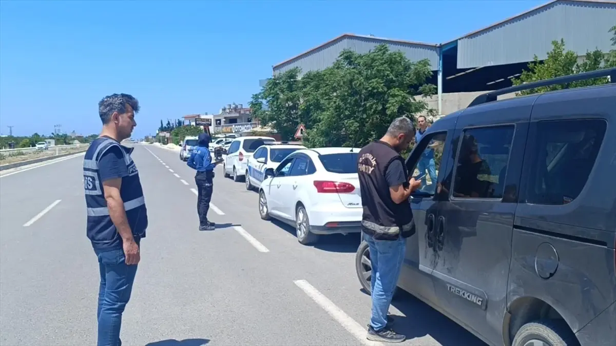Samandağ'da Kurban Bayramı Öncesi Trafik Denetimi