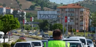 Kurban Bayramı'nda Samsun-Ankara Karayolu'nda Yoğunluk