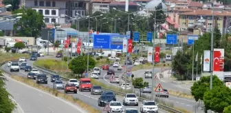 Kurban Bayramı'nda Samsun-Ankara Kara Yolunda Yoğunluk