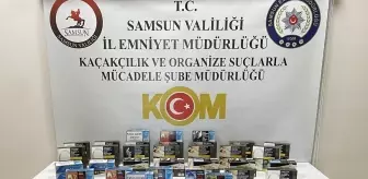 Samsun'da Kaçak Makaron Operasyonu: 10 Bin 600 Ele Geçirildi