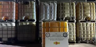 Samsun Bafra'da Kaçak Akaryakıt Operasyonu: 11 Bin Litre Ele Geçirildi