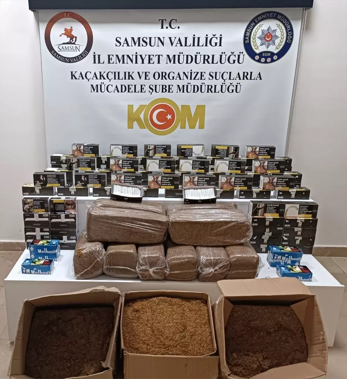 Samsun'da Doldurulmuş Makaron Operasyonu: 19 Bin 200 Ele Geçirildi