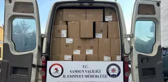 Samsun'da Kaçak Makaron Operasyonu: 2 Milyon 260 Bin Ele Geçirildi