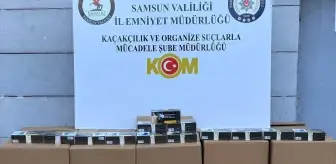 Samsun'da 200 Bin Kaçak Makaron Ele Geçirildi
