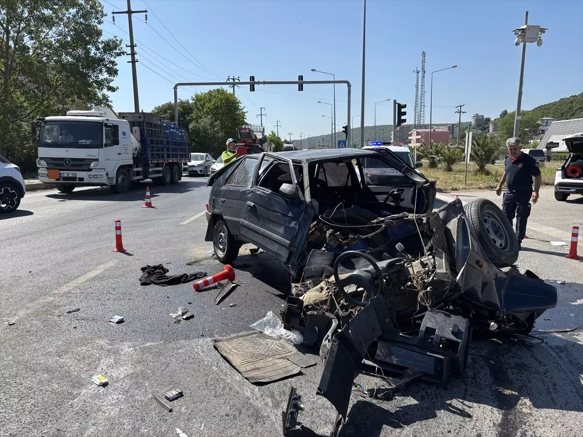 Samsun'da Trafik Kazası: 4 Yaralı