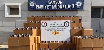 Samsun'da 3 Milyon 780 Bin Kaçak Makaron Ele Geçirildi