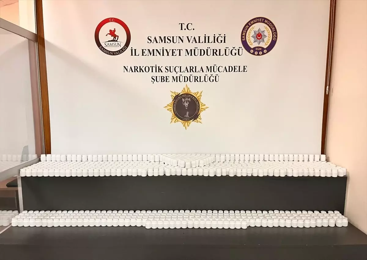Samsun'da Uyuşturucu Operasyonu: 68 Bin 219 Hap Ele Geçirildi