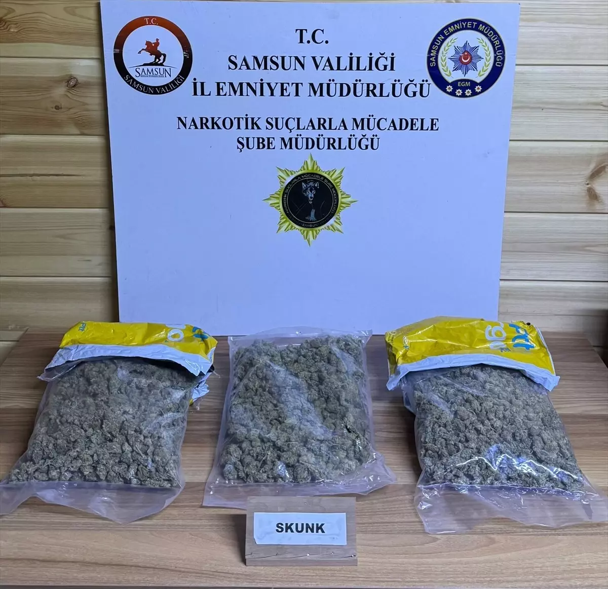 Samsun'da Uyuşturucu Operasyonu: 1,5 Kilogram Sentetik Uyuşturucu Ele Geçirildi