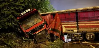 Samsun Ankara Kara Yolunda Tır Kazası: Yoğun Trafik
