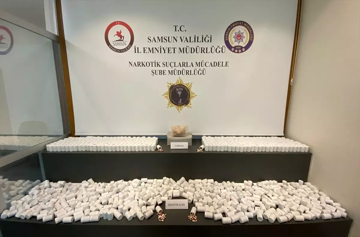 Samsun'da Bulaşık Makinesine Gizlenmiş Uyuşturucu Hap Ele Geçirildi