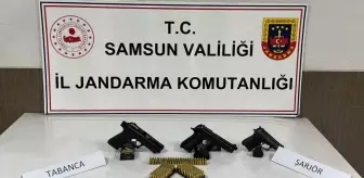 Samsun'da Ruhsatsız Silah Operasyonu: 3 Tabanca Ele Geçirildi