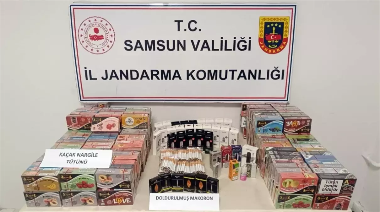 Samsun'da Kaçak Tütün Operasyonu: Bir Gözaltı