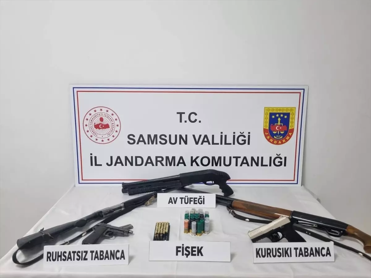 Samsun'da Kaçak Silah Operasyonu: 1 Gözaltı