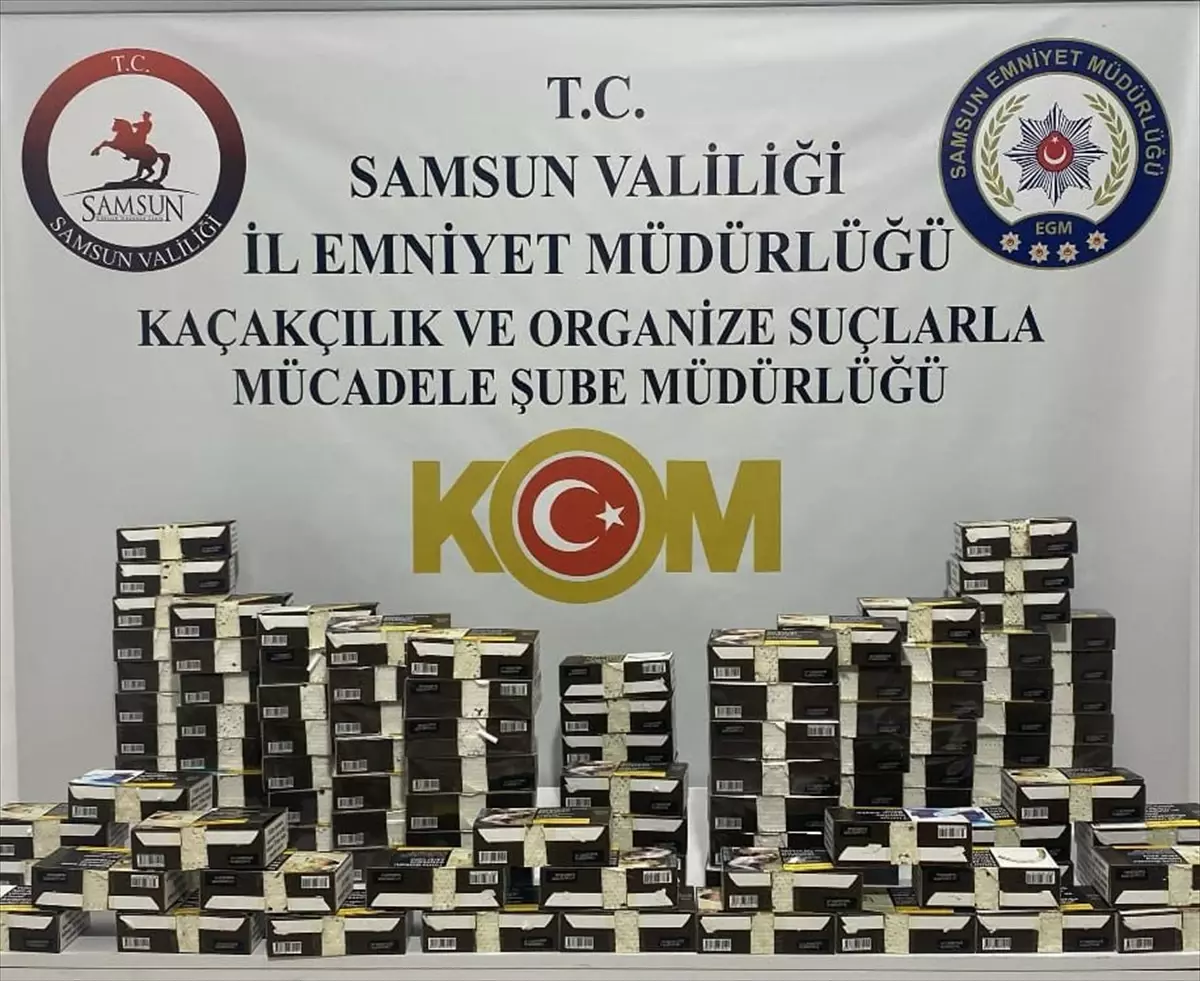Samsun'da Kaçakçılık Operasyonu: 1 Gözaltı