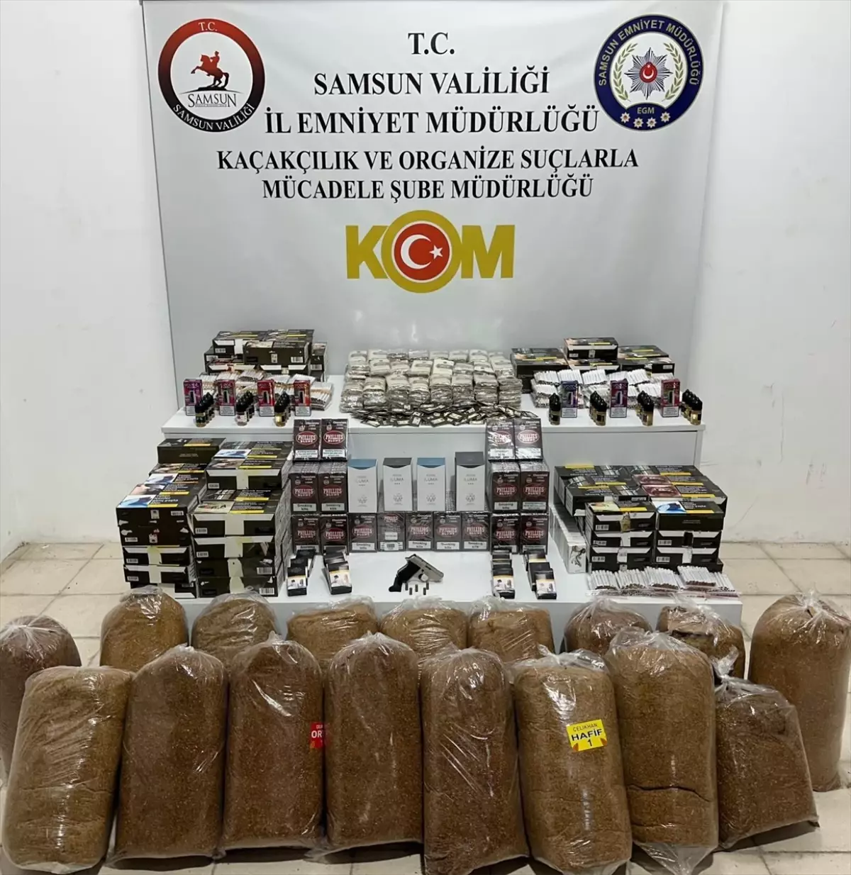 Samsun'da Kaçakçılık Operasyonu: 18 Gözaltı