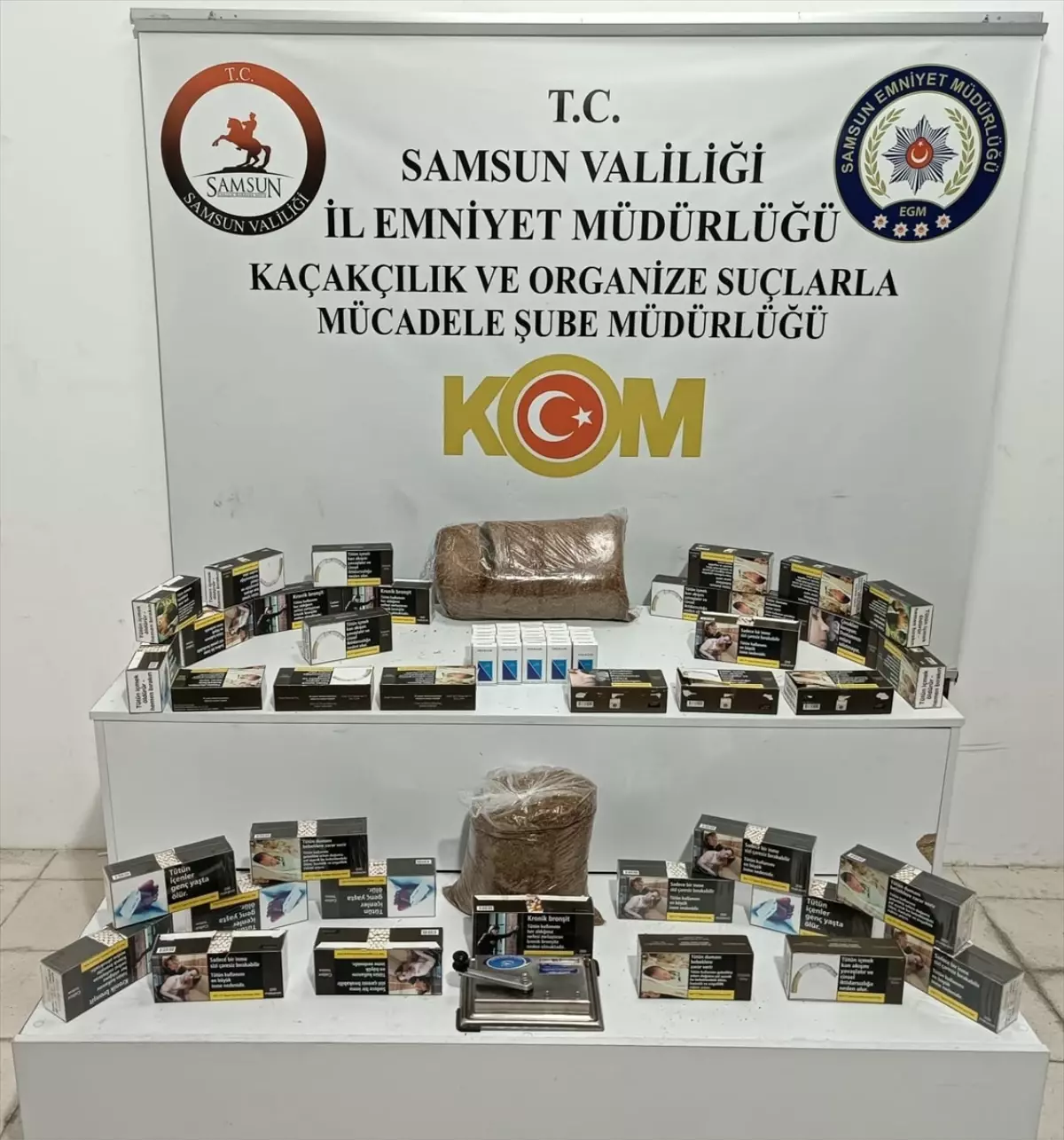 Samsun'da Kaçakçılık Operasyonu: 2 Gözaltı