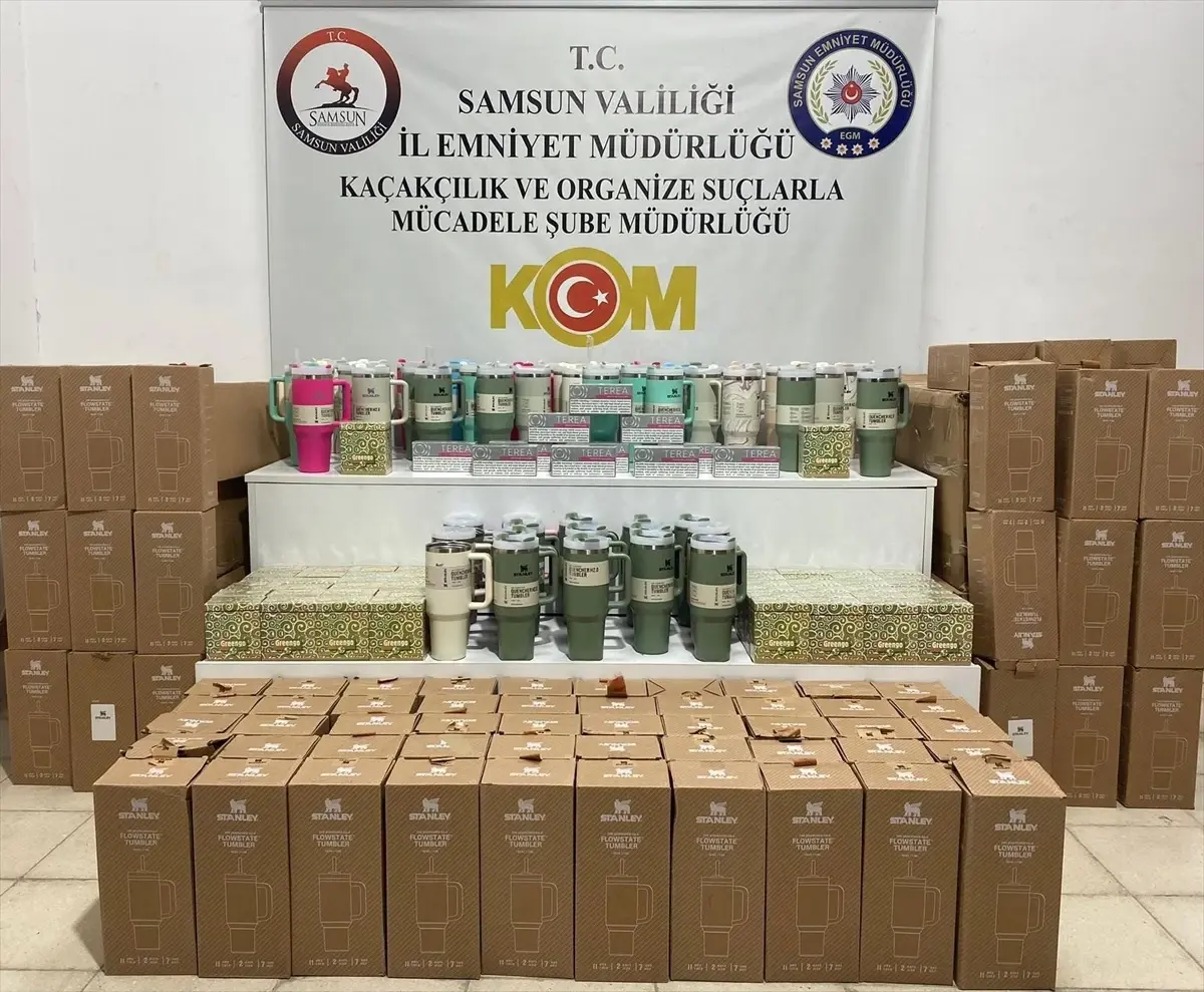 Samsun'da Kaçakçılık Operasyonu: 2 Gözaltı