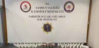 Samsun'da Uyuşturucu Operasyonu: 110 Bin Hap ve Nakit Para Ele Geçirildi