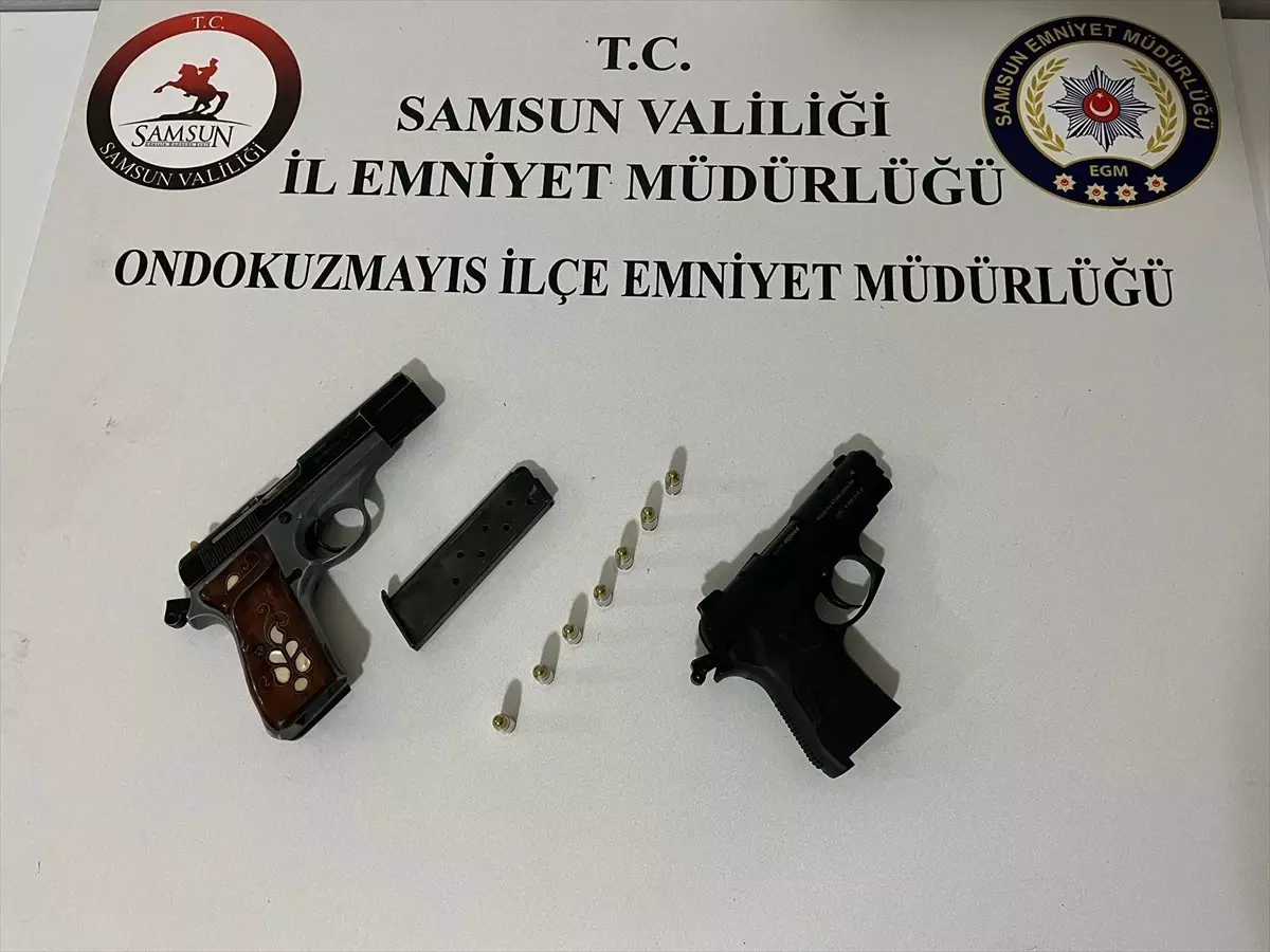 Samsun'da Kavgada Havaya Ateş Eden Şüpheli Yakalandı
