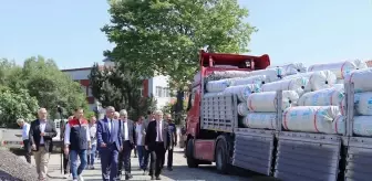Samsun'da Çiftçilere Sera Naylonu Desteği