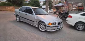 Bafra'da Otomobil ile Motosiklet Çarpıştı: 1 Yaralı