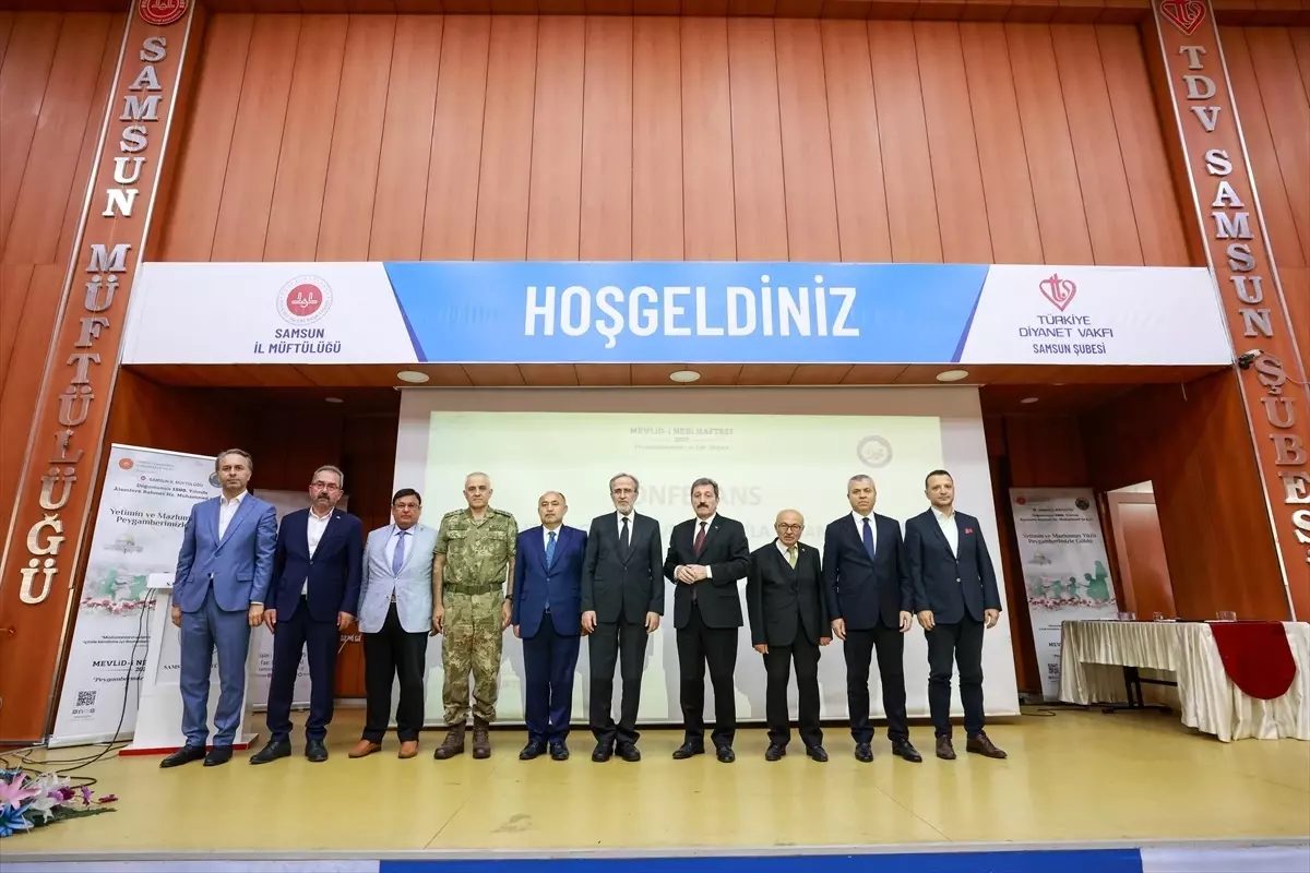 Samsun'da Mevlid-i Nebi Haftası Konferansı Düzenlendi