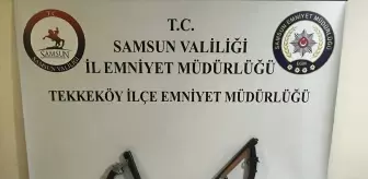 Samsun'da Ruhsatsız Silah Operasyonu: 1 Gözaltı