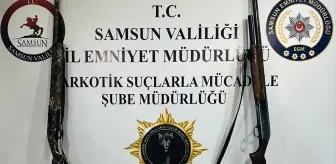 Samsun'da Ruhsatsız Silah Operasyonu: 3 Gözaltı