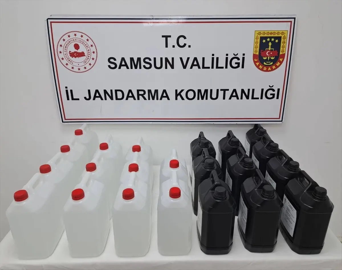 Samsun'da Sahte İçki Operasyonu: 1 Kişi Yakalandı