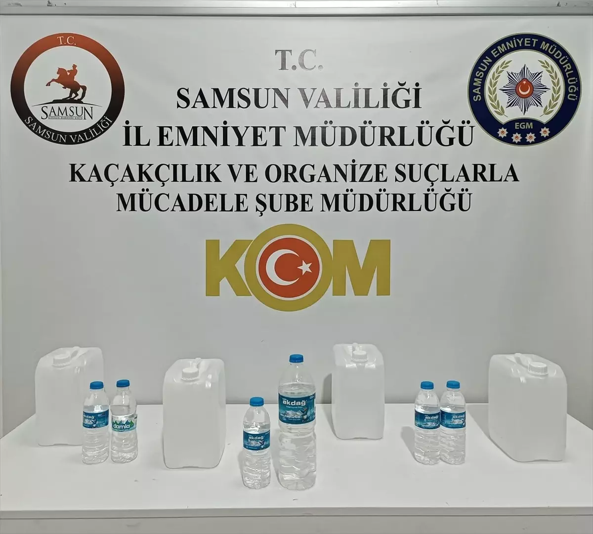 Samsun'da Sahte İçki Operasyonu: 1 Gözaltı
