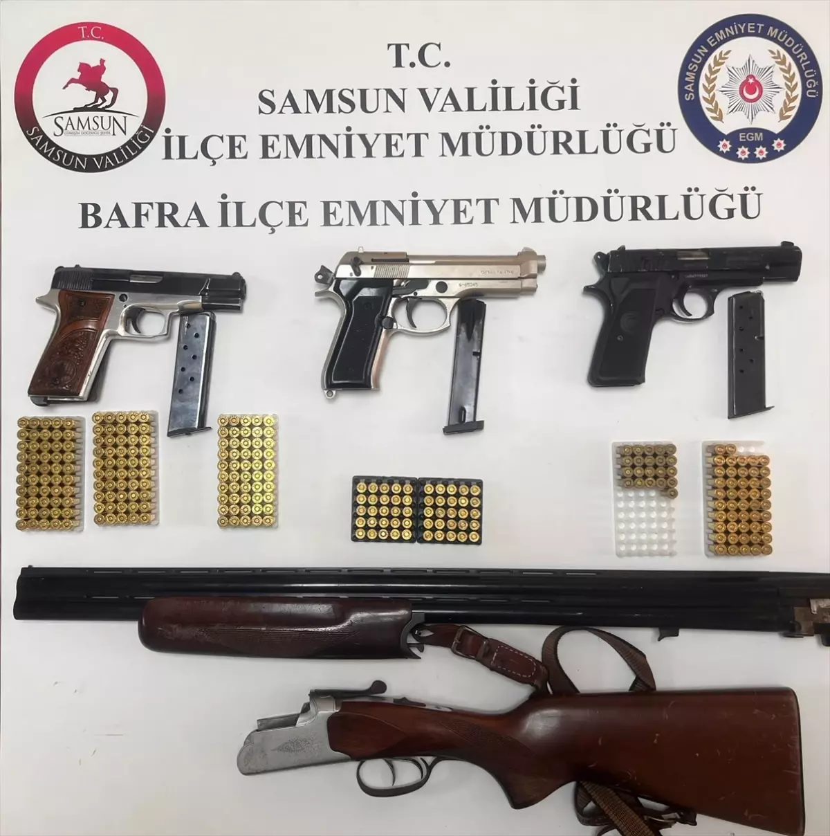 Samsun'da Silah Kaçakçılığı Operasyonu: 4 Şüpheli Gözaltında