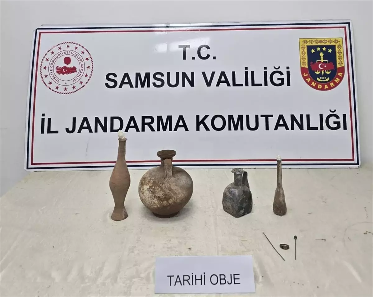 Samsun'da Tarihi Eser Kaçakçılığı Operasyonu: 2 Gözaltı