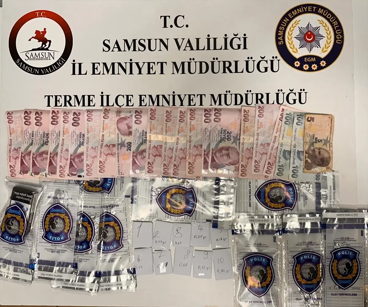 Samsun'da Uyuşturucu Operasyonu: 3 Gözaltı