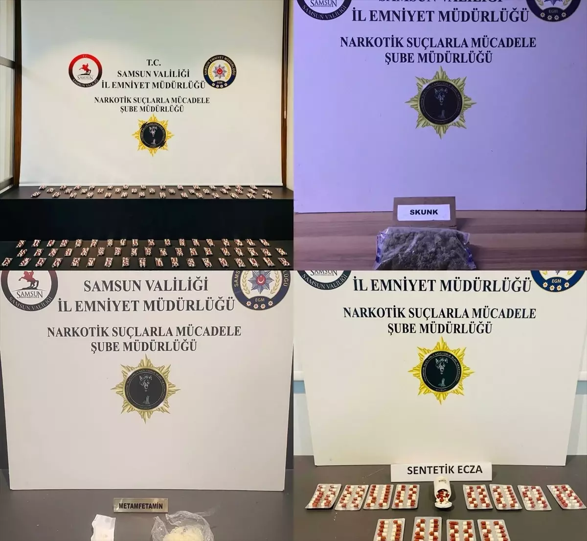 Samsun'da Uyuşturucu Operasyonu: 4 Gözaltı