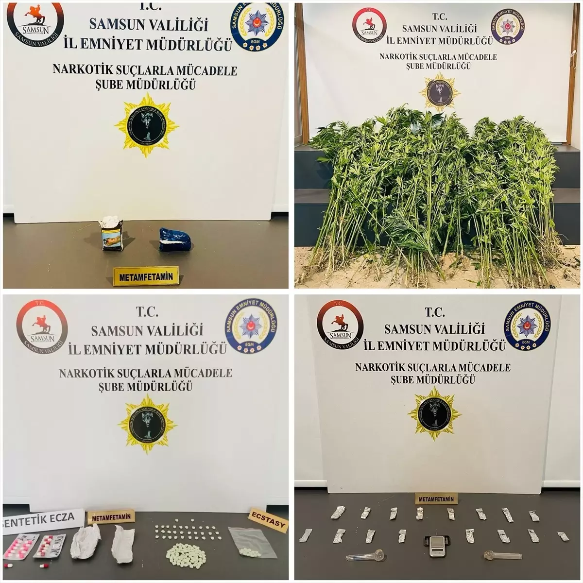 Samsun'da Uyuşturucu Operasyonu: 4 Şüpheli Gözaltına Alındı