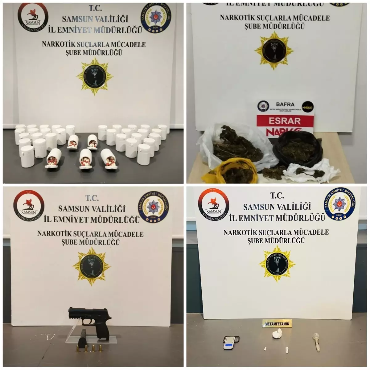 Samsun'da Uyuşturucu Operasyonu: 5 Gözaltı