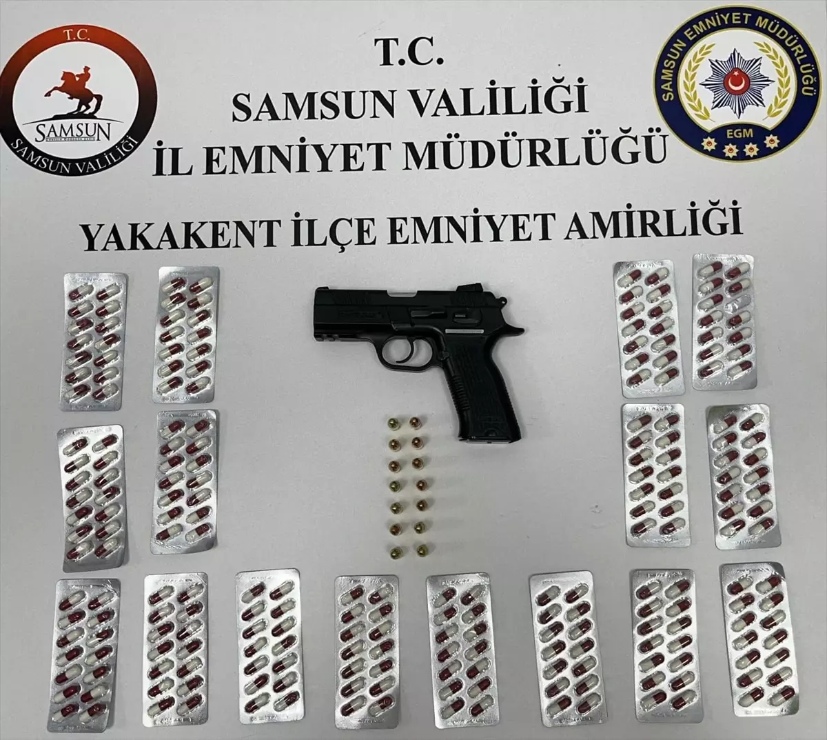 Samsun'da Narko Alan Uygulaması: Uyuşturucu ve Silah Ele Geçirildi