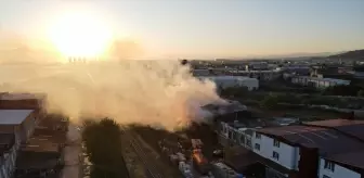 Samsun Tekkeköy'deki Kereste Fabrikası Yangını Kontrol Altına Alındı