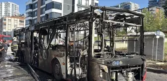 Samsun'da Yolcu Otobüsünde Yangın Çıktı