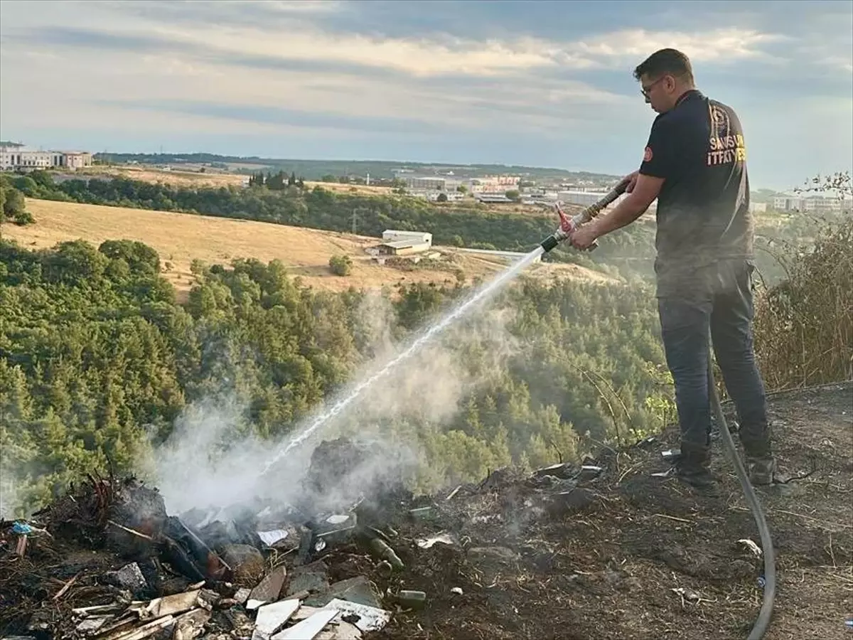 Samsun İtfaiyesi, 6 Ayda 263 Orman ve Anız Yangınına Müdahale Etti
