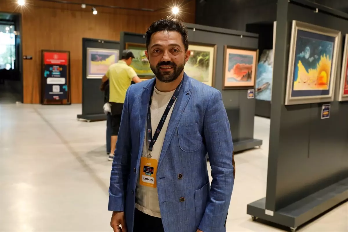 Türkiye Kültür Yolu Festivali Samsun'da 'Kainat Ayetlerinin Sanatla Tefsiri' Sergisiyle Devam Ediyor