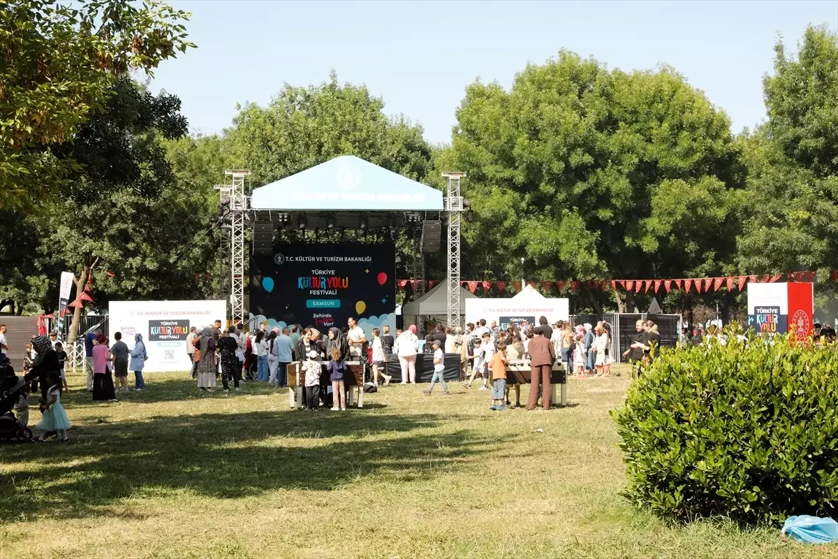 Samsun'da Çocuklara Özel Kültür Yolu Festivali Etkinlikleri